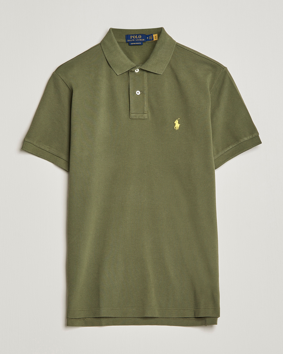 Heren | Polo's | Polo Ralph Lauren | Custom Slim Fit Polo Dark Sage