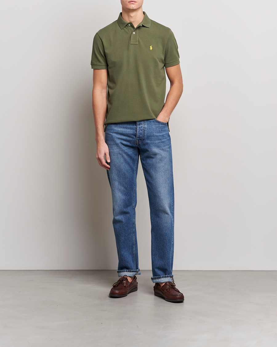 Heren | Polo's | Polo Ralph Lauren | Custom Slim Fit Polo Dark Sage