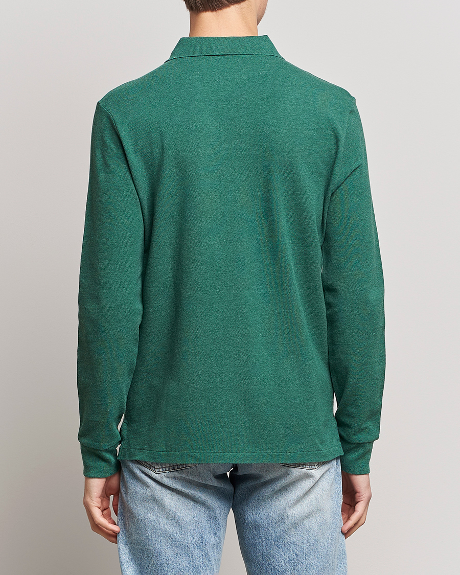 Heren | Truien | Polo Ralph Lauren | Custom Slim Fit Long Sleeve Polo Verano Green Heather