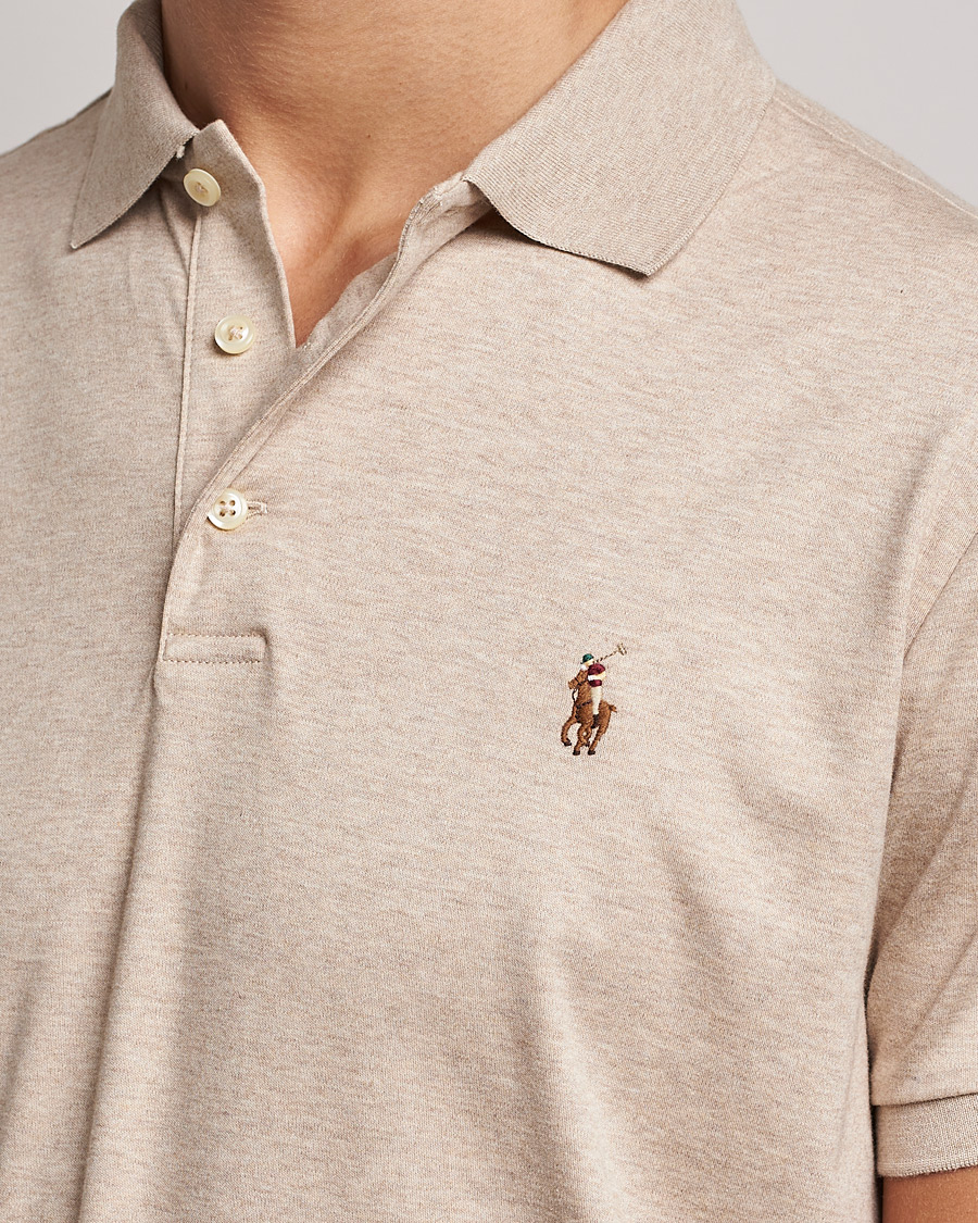 Heren | Polo's | Polo Ralph Lauren | Luxury Pima Cotton Polo Sand Heather