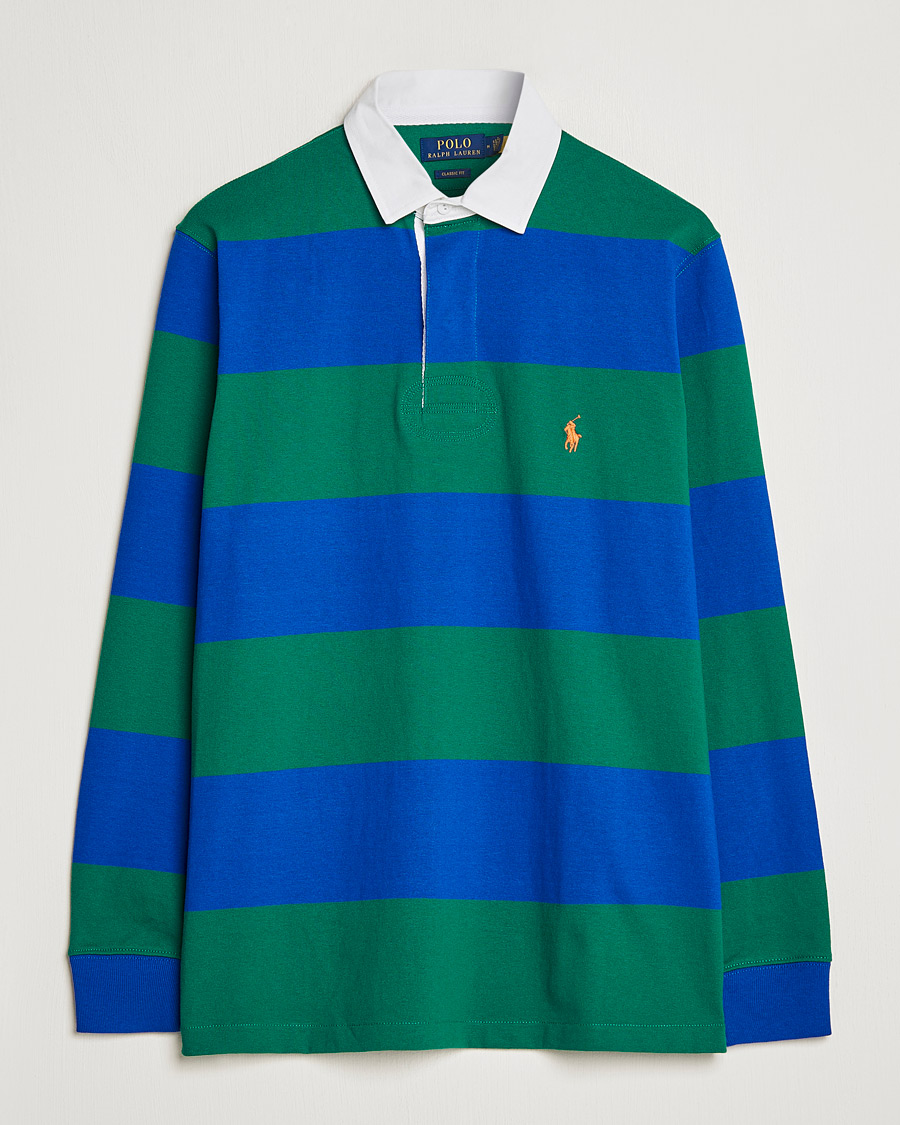 Heren | Truien | Polo Ralph Lauren | Jersey Striped Rugger Blue/Green