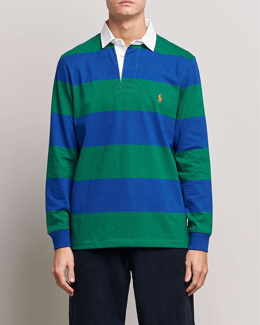 Heren | Truien | Polo Ralph Lauren | Jersey Striped Rugger Blue/Green