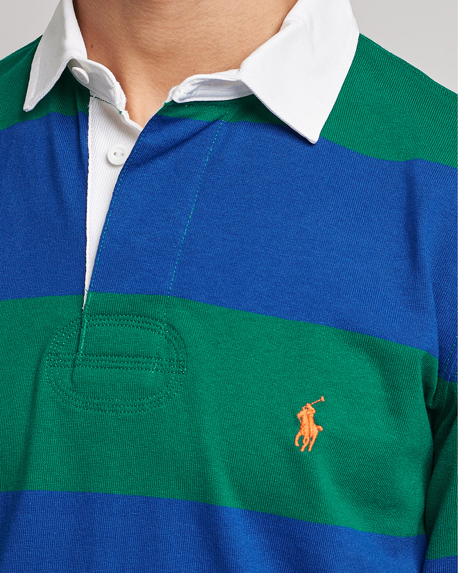 Heren | Truien | Polo Ralph Lauren | Jersey Striped Rugger Blue/Green
