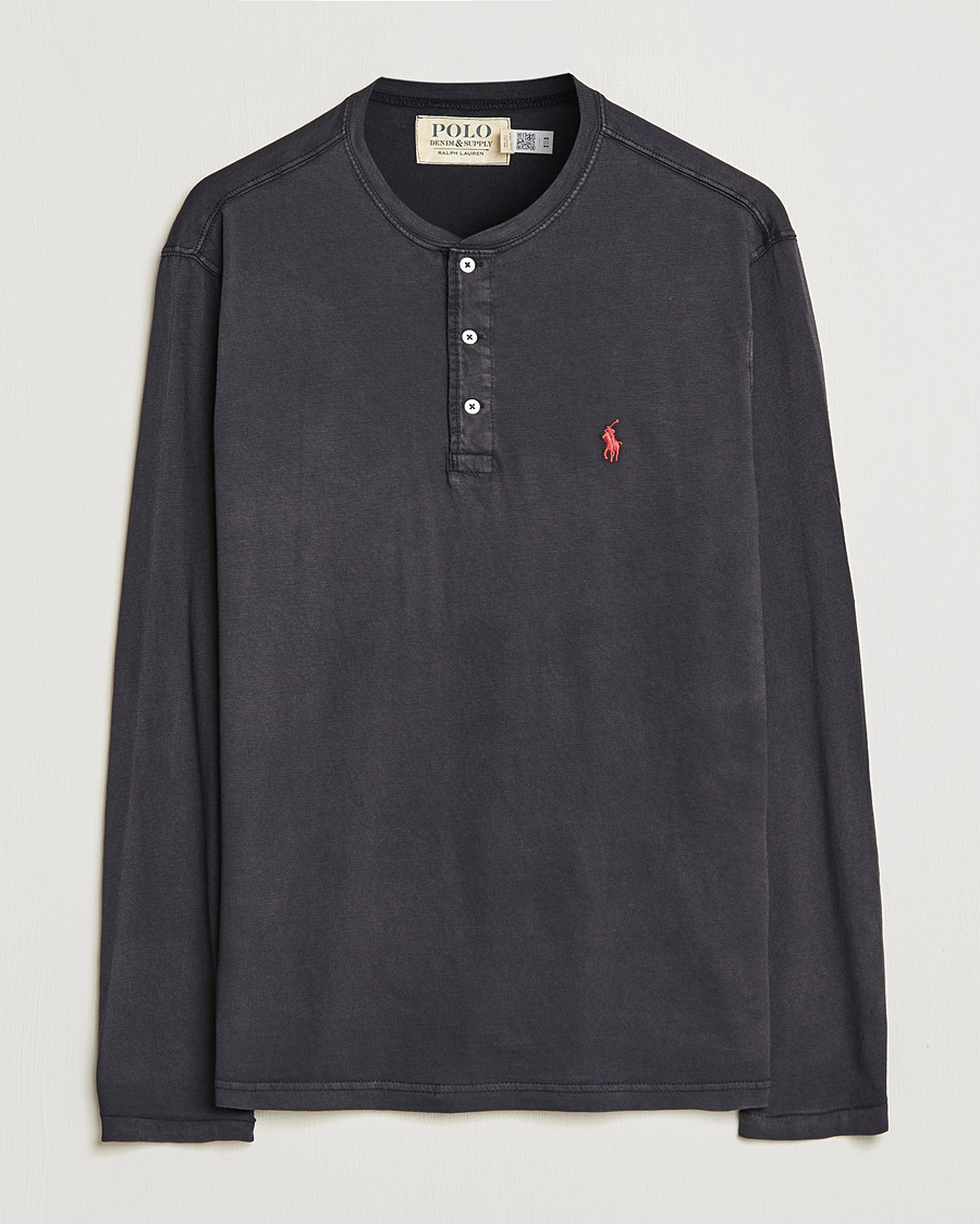 Heren | Truien | Polo Ralph Lauren | Slub Jersey Henley Black