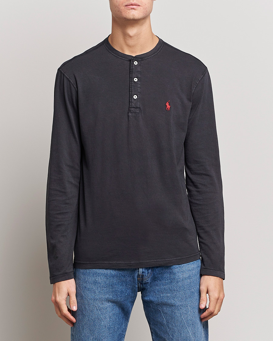 Heren | Truien | Polo Ralph Lauren | Slub Jersey Henley Black