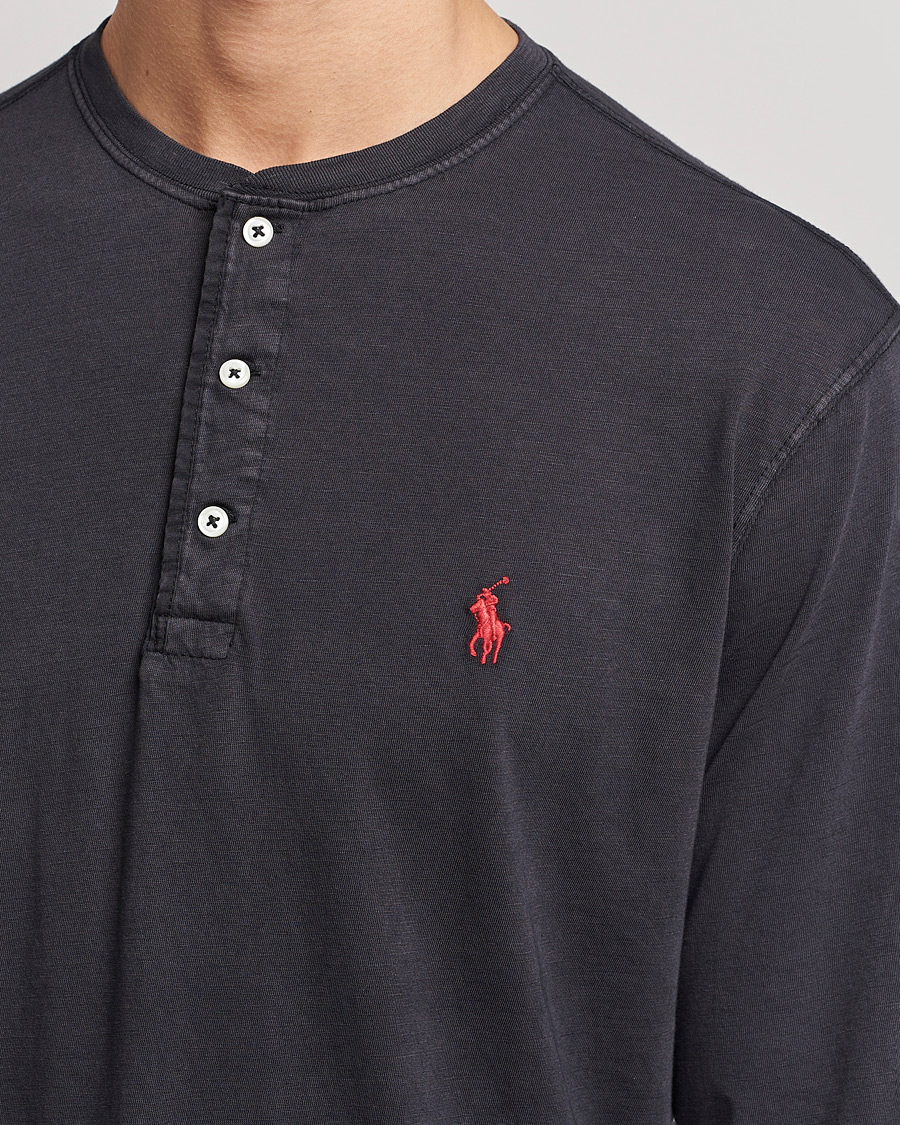 Heren | Truien | Polo Ralph Lauren | Slub Jersey Henley Black