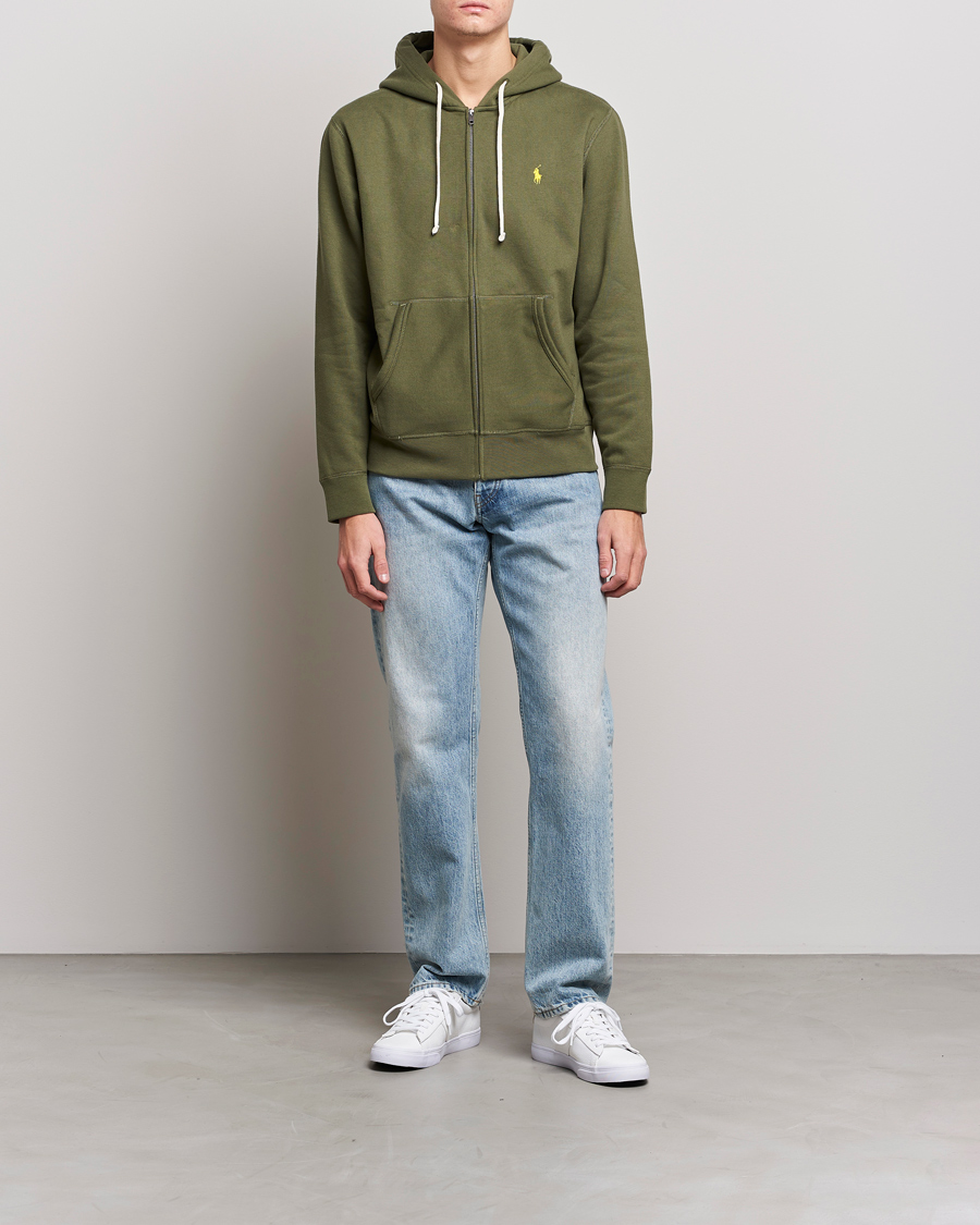 Heren | Truien | Polo Ralph Lauren | Fleece Full-Zip Hoodie Dark Sage