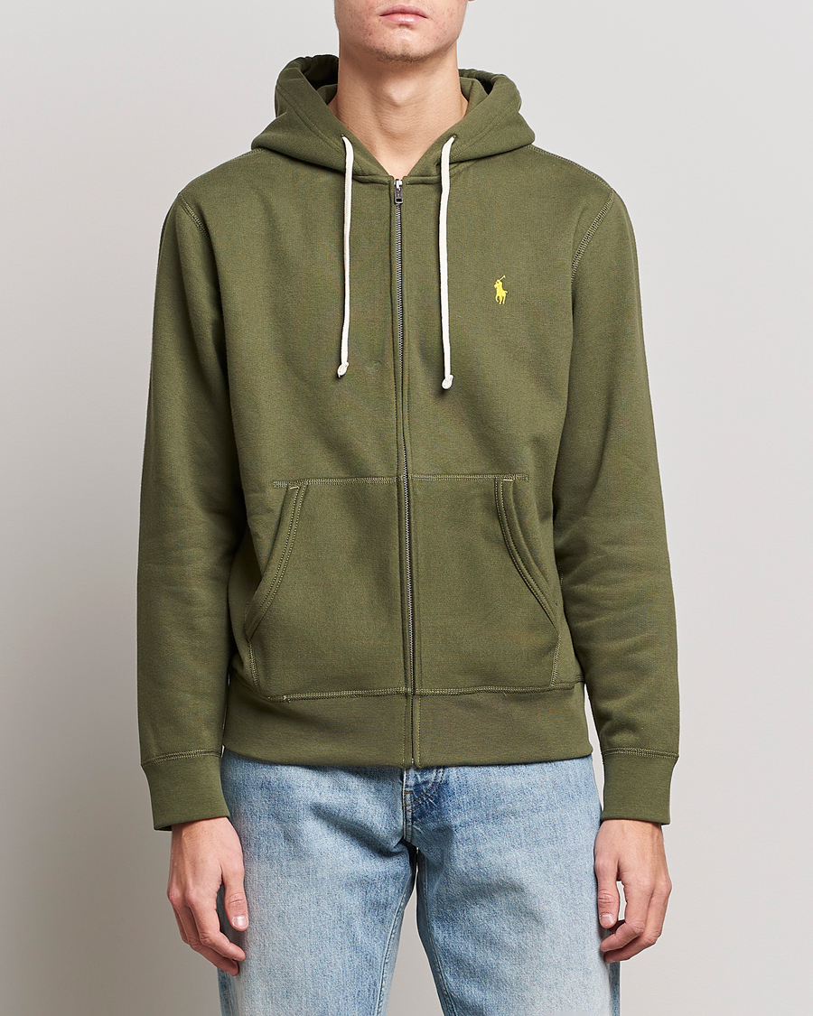 Heren | Truien | Polo Ralph Lauren | Fleece Full-Zip Hoodie Dark Sage