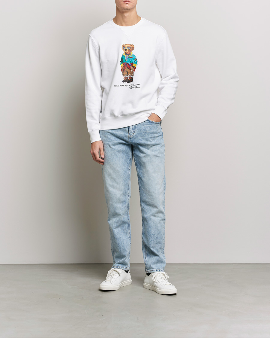 Heren | Truien | Polo Ralph Lauren | Magic Fleece Printed Bear Sweatshirt Coastal Beige