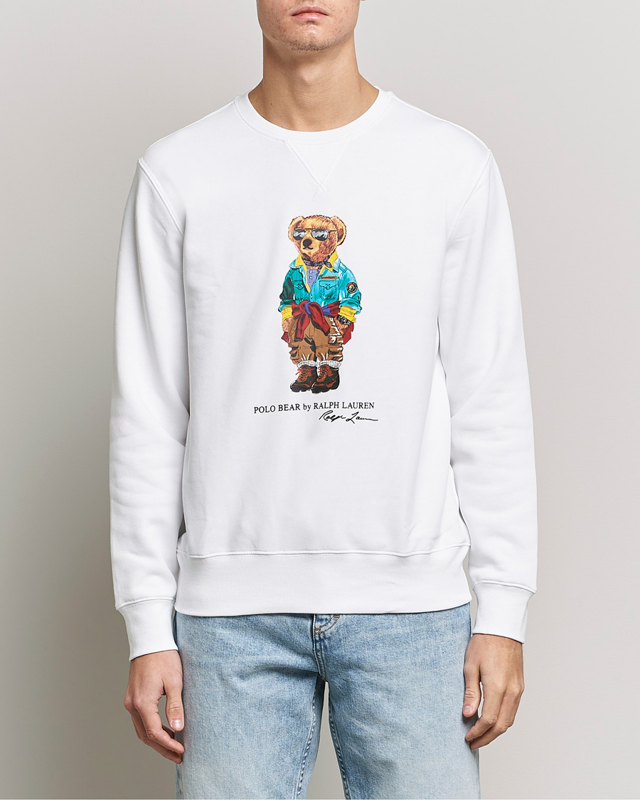 Heren | Truien | Polo Ralph Lauren | Magic Fleece Printed Bear Sweatshirt Coastal Beige