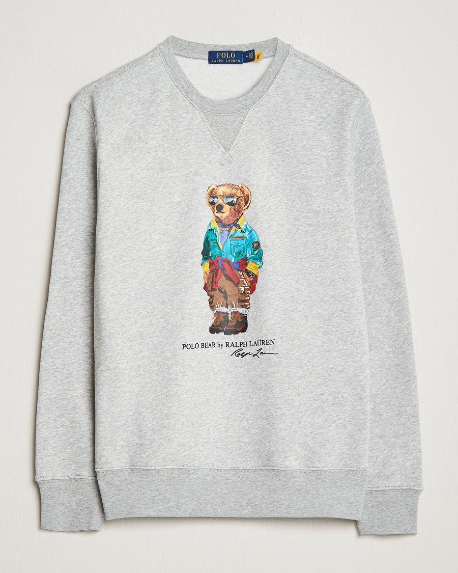 Heren | Truien | Polo Ralph Lauren | Magic Fleece Printed Bear Sweatshirt Andover Heather
