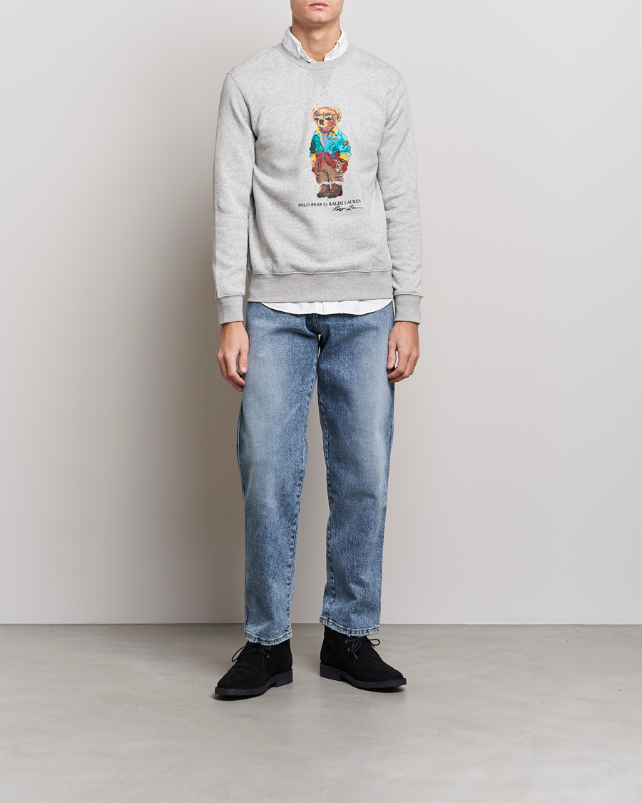 Heren | Truien | Polo Ralph Lauren | Magic Fleece Printed Bear Sweatshirt Andover Heather