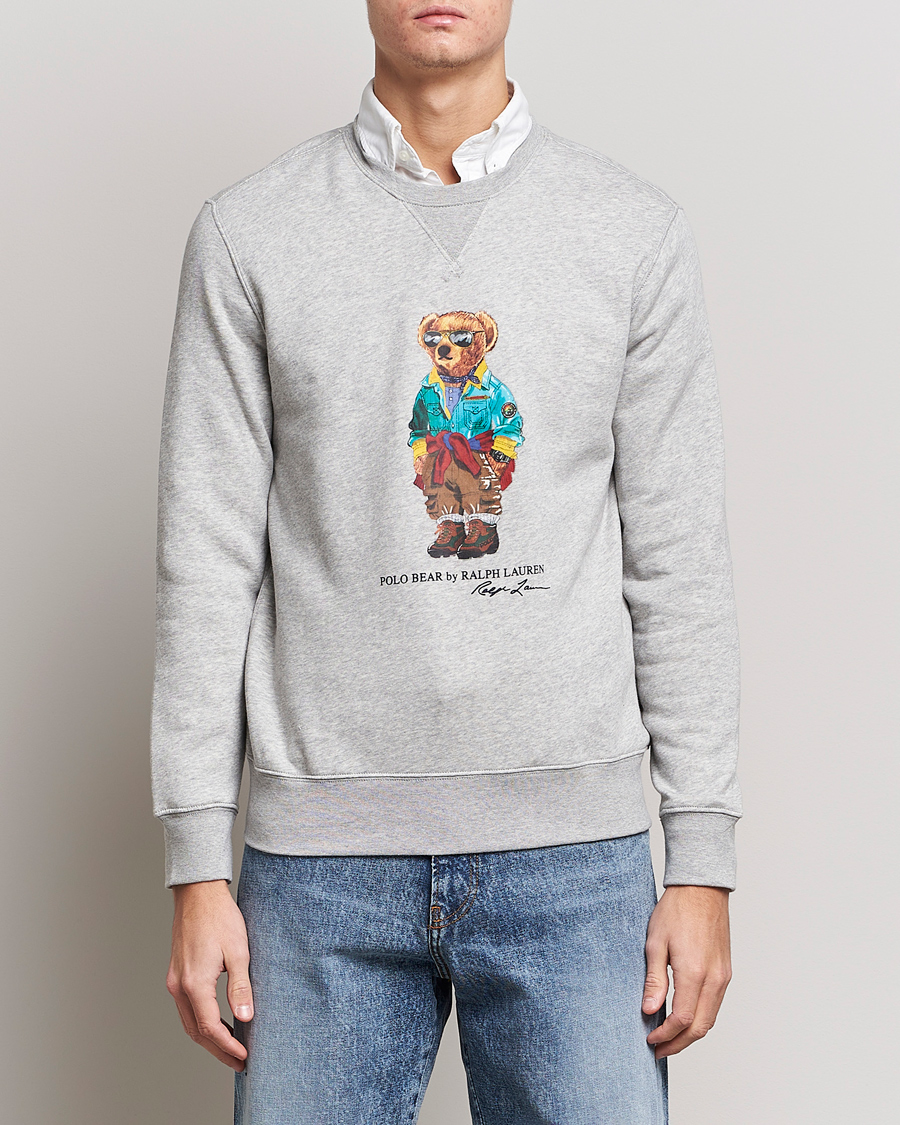 Heren | Truien | Polo Ralph Lauren | Magic Fleece Printed Bear Sweatshirt Andover Heather