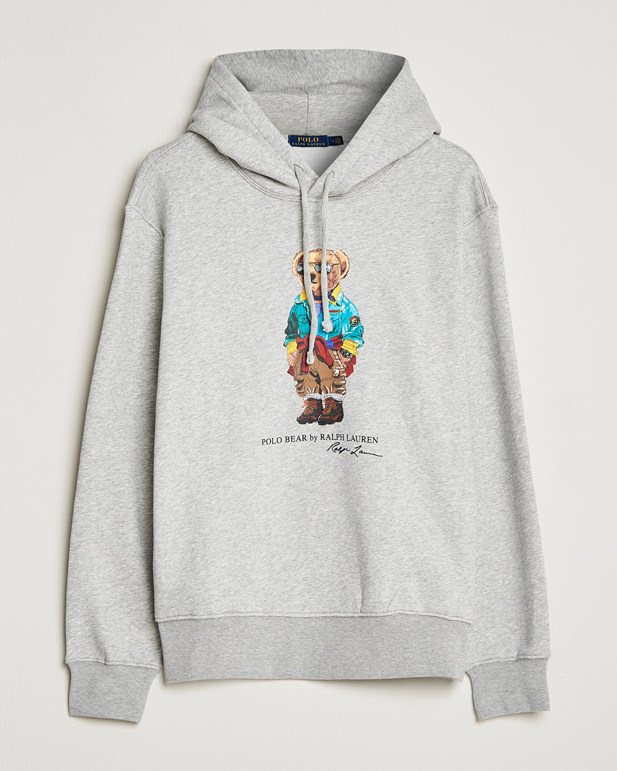 Heren | Truien | Polo Ralph Lauren | Magic Fleece Printed Bear Hoodie Andover Heather