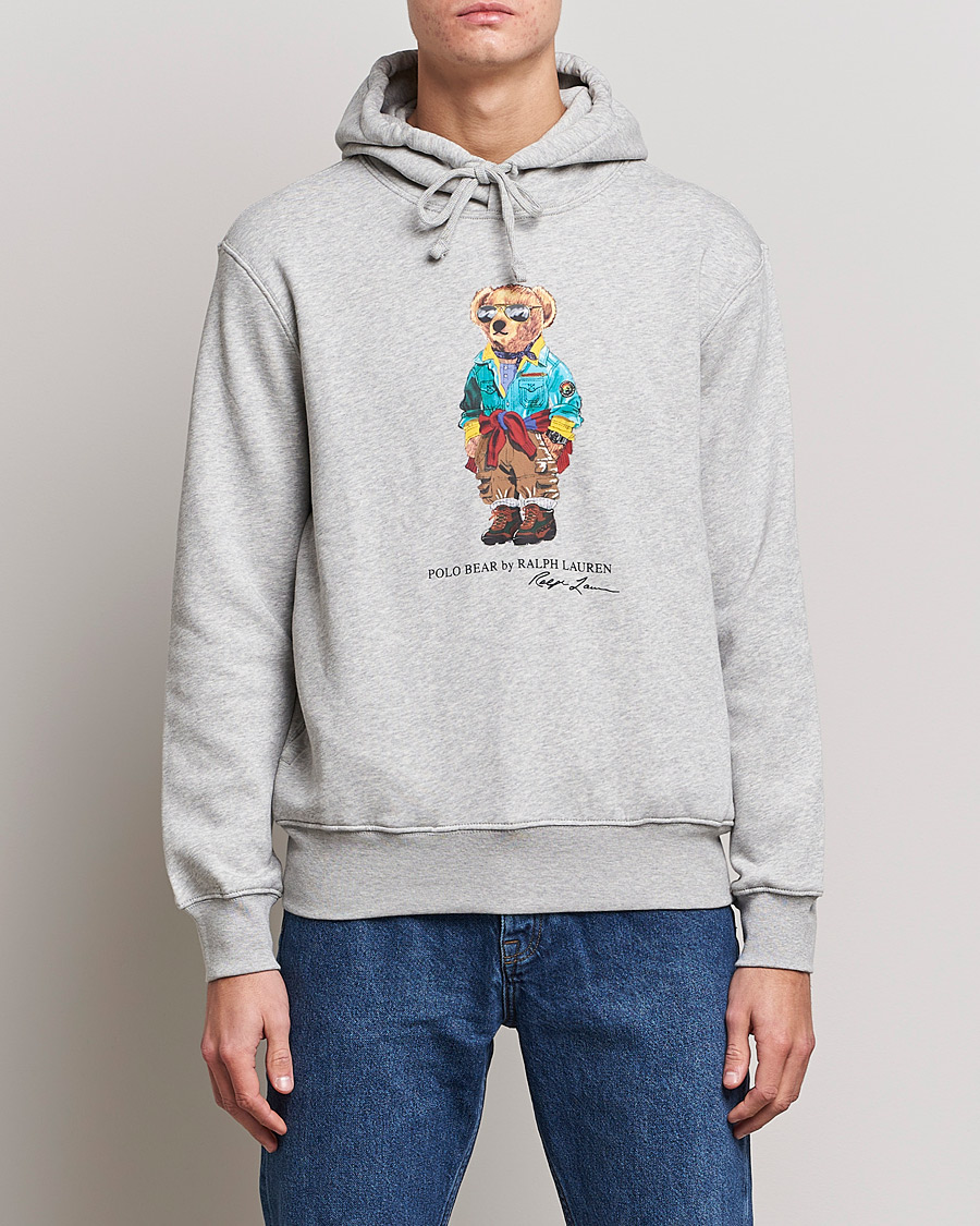 Heren | Truien | Polo Ralph Lauren | Magic Fleece Printed Bear Hoodie Andover Heather