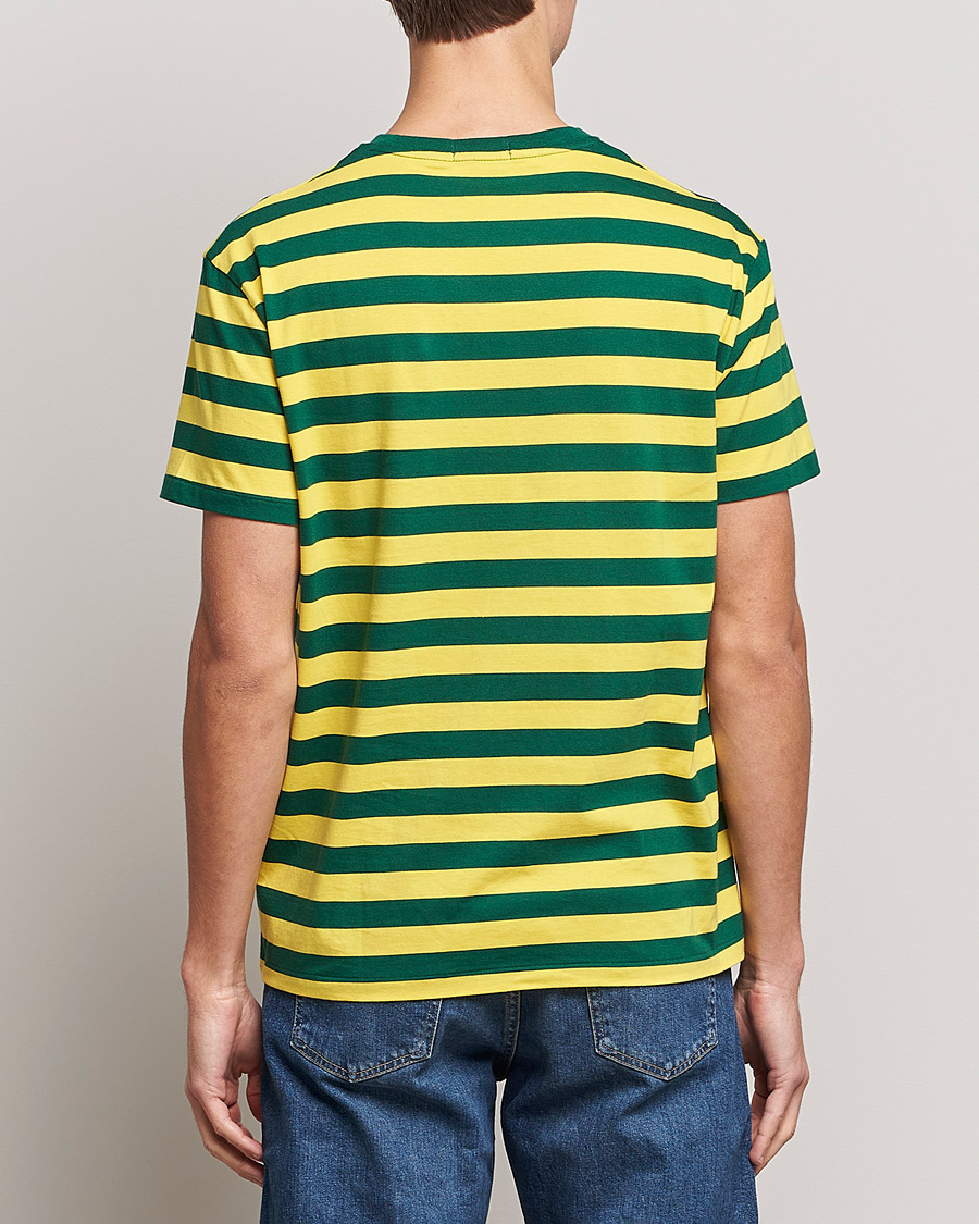 Heren | T-shirts | Polo Ralph Lauren | Striped Crew Neck T-Shirt Lemon/Green
