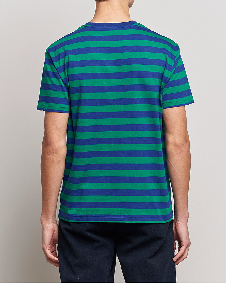 Heren | T-shirts | Polo Ralph Lauren | Striped Crew Neck T-Shirt Green/Navy