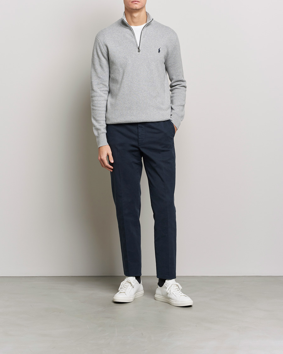 Heren | Truien | Polo Ralph Lauren | Textured Half Zip Andover Heather