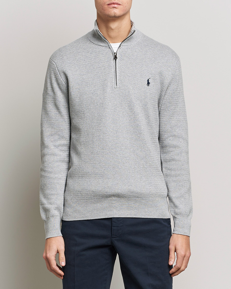 Heren | Truien | Polo Ralph Lauren | Textured Half Zip Andover Heather