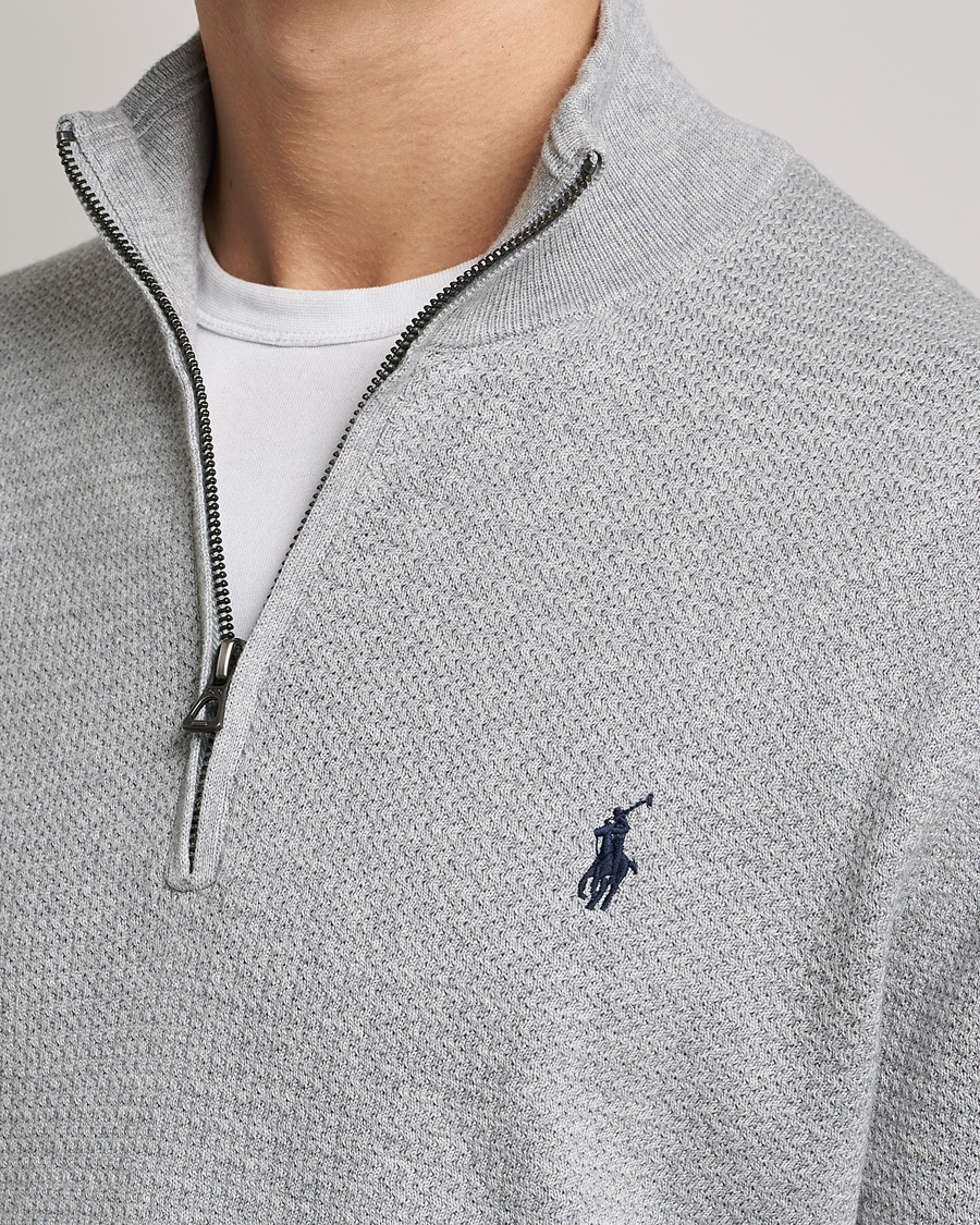 Heren | Truien | Polo Ralph Lauren | Textured Half Zip Andover Heather