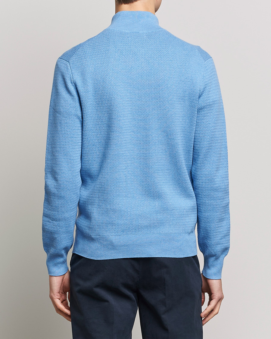 Heren | Truien | Polo Ralph Lauren | Textured Half Zip Soft Royal Heather
