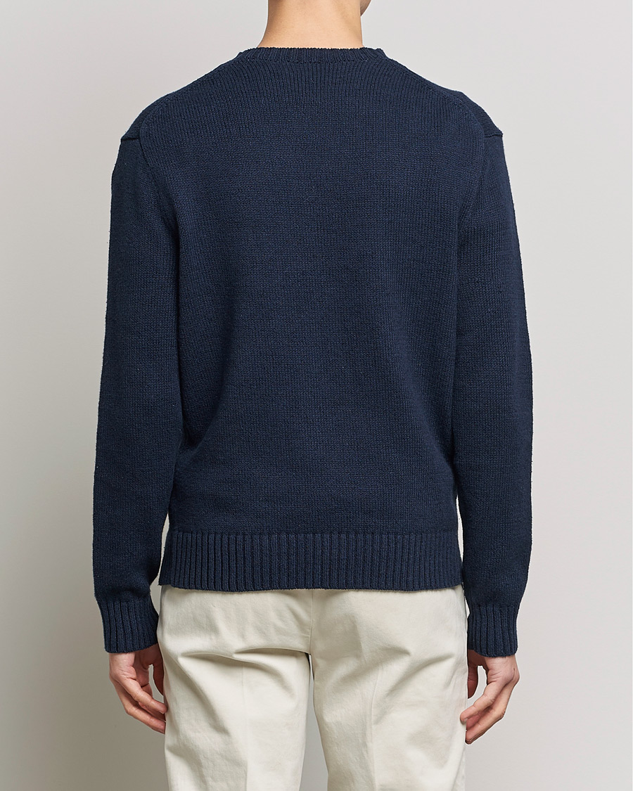Heren | Truien | Polo Ralph Lauren | Flag Bear Knitted Sweater Navy