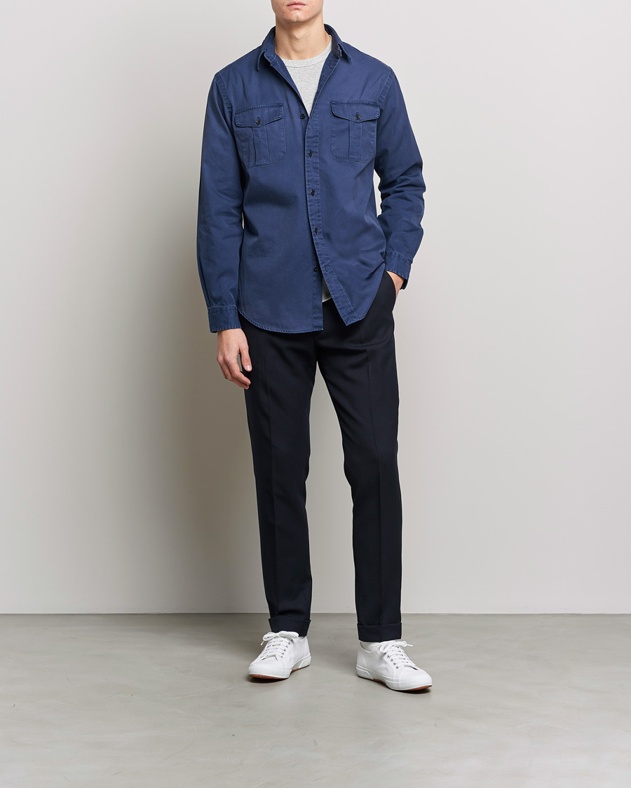 Heren | Overhemden | Polo Ralph Lauren | Classic Fit Twill Shirt Newport Navy