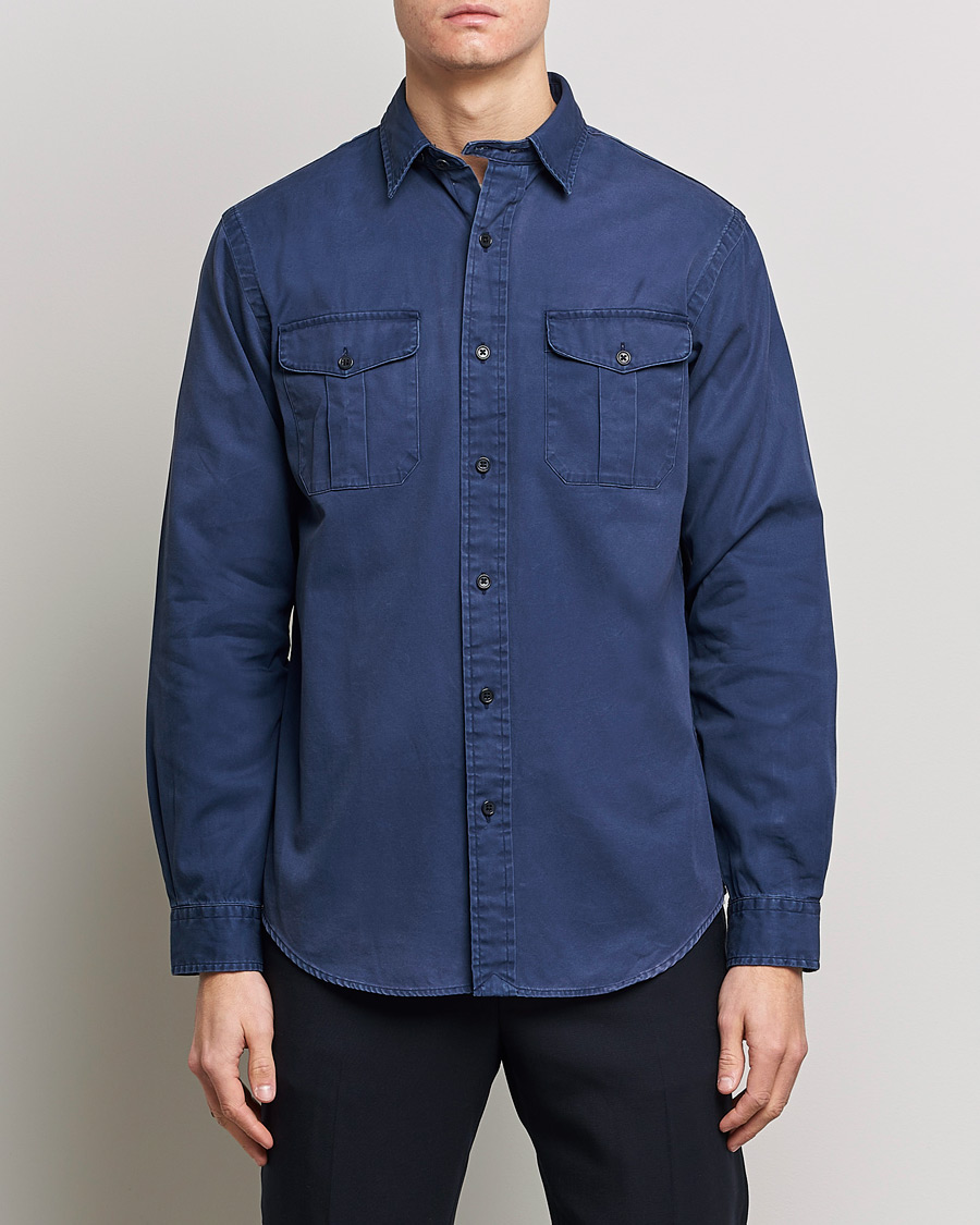Heren | Overhemden | Polo Ralph Lauren | Classic Fit Twill Shirt Newport Navy