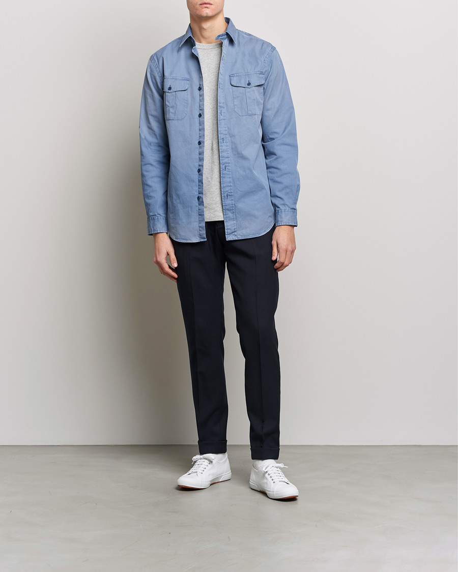 Heren | Overhemden | Polo Ralph Lauren | Classic Fit Twill Shirt Carson Blue