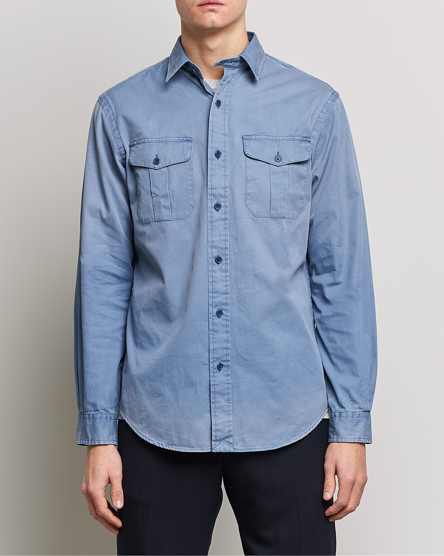 Heren | Overhemden | Polo Ralph Lauren | Classic Fit Twill Shirt Carson Blue