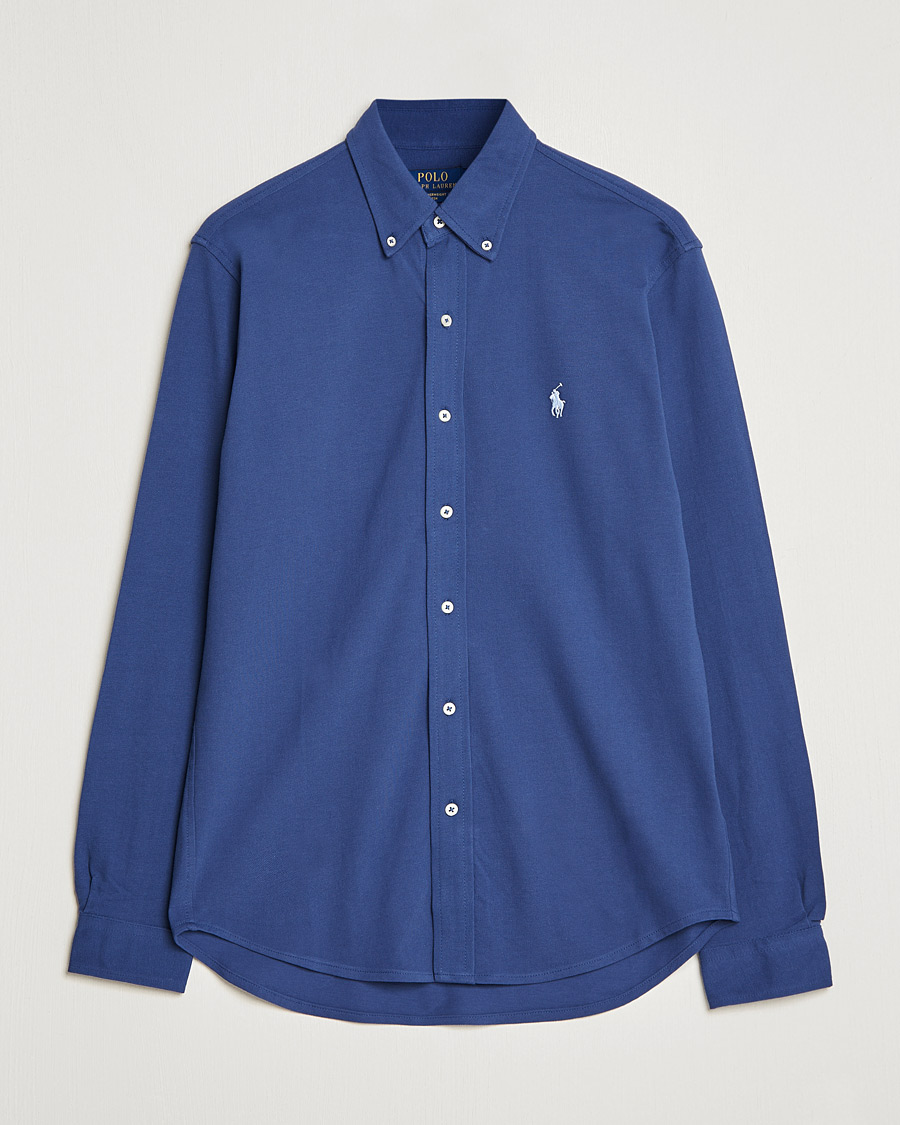 Heren | Overhemden | Polo Ralph Lauren | Featherweight Mesh Shirt Light Navy