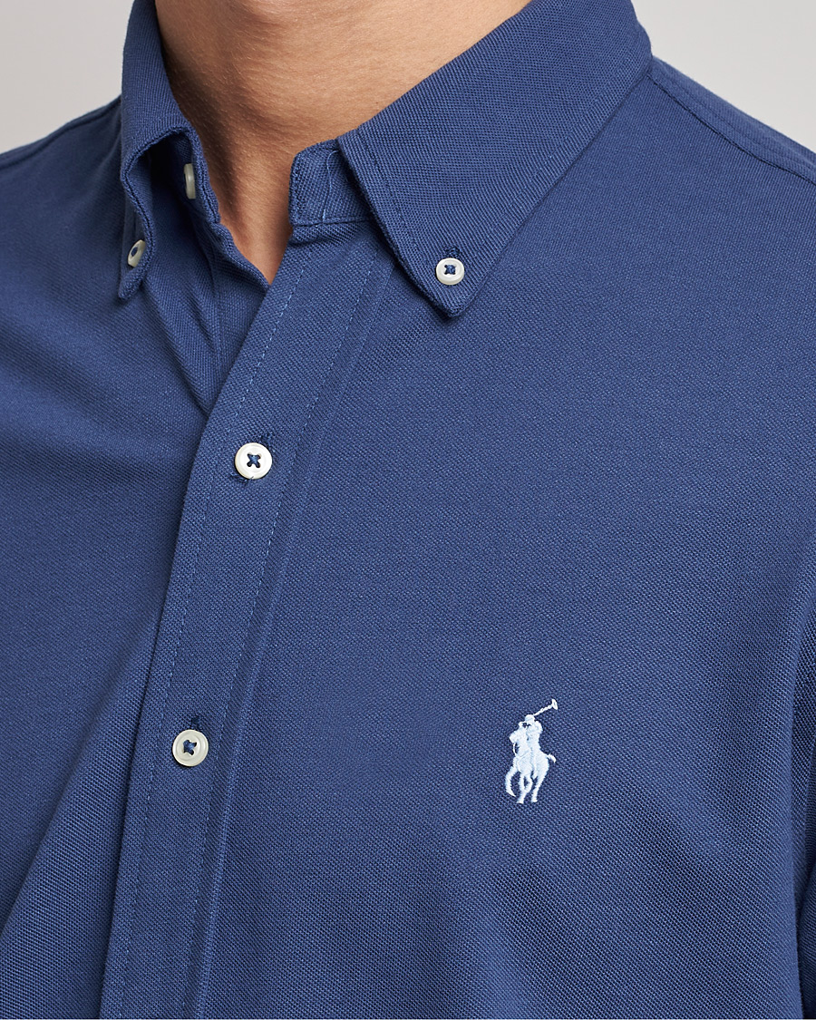 Heren | Overhemden | Polo Ralph Lauren | Featherweight Mesh Shirt Light Navy