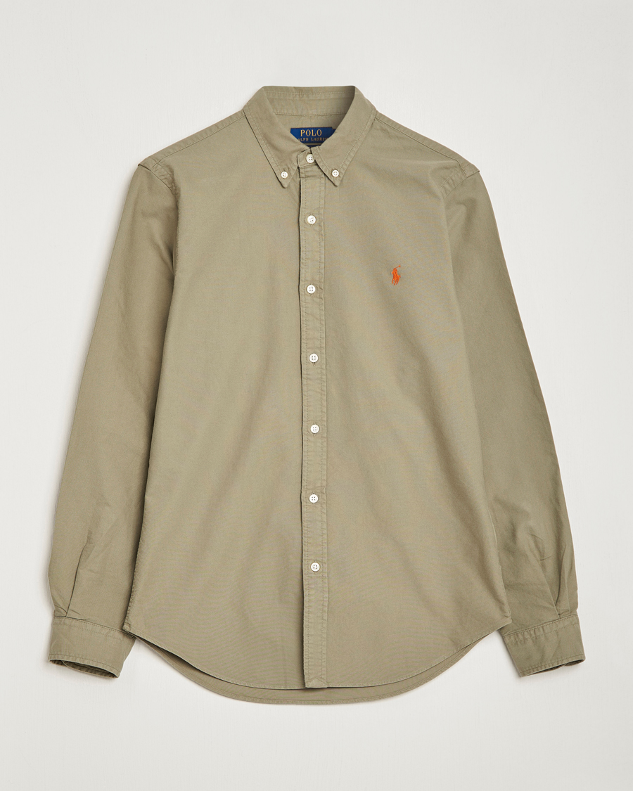 Heren | Overhemden | Polo Ralph Lauren | Slim Fit Oxford Shirt Sage Green