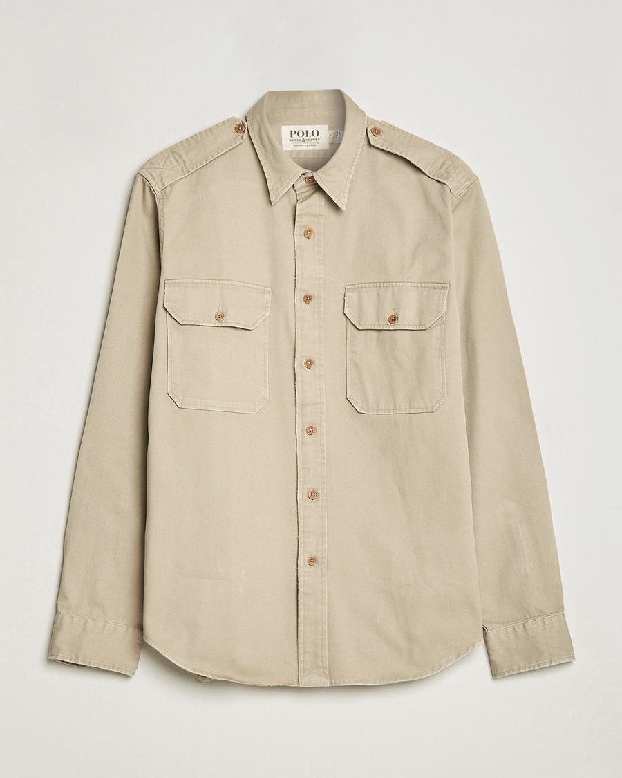 Heren | Overhemden | Polo Ralph Lauren | Twill Safari Pocket Overshirt Khaki