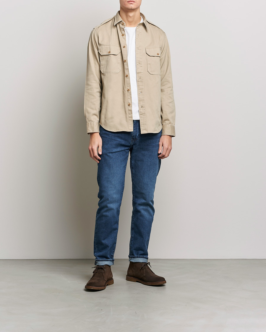 Heren | Overhemden | Polo Ralph Lauren | Twill Safari Pocket Overshirt Khaki