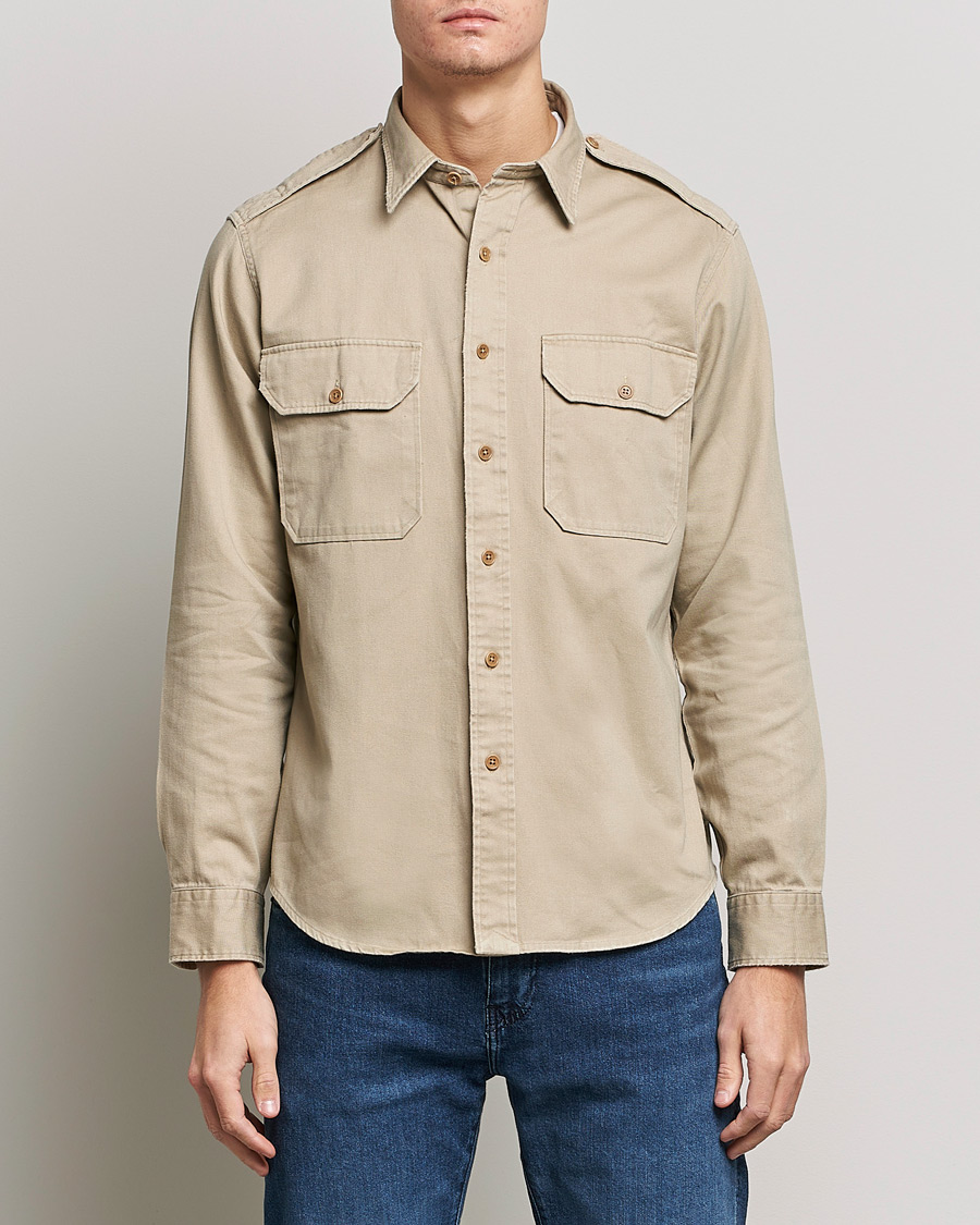 Heren | Overhemden | Polo Ralph Lauren | Twill Safari Pocket Overshirt Khaki