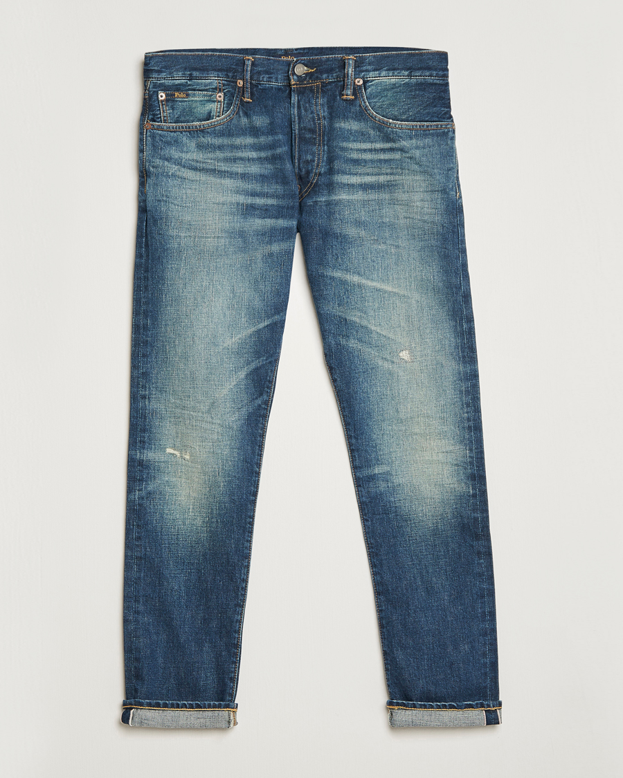 Heren | Jeans | Polo Ralph Lauren | Sullivan Korbel Selvedge Jeans Dark Blue