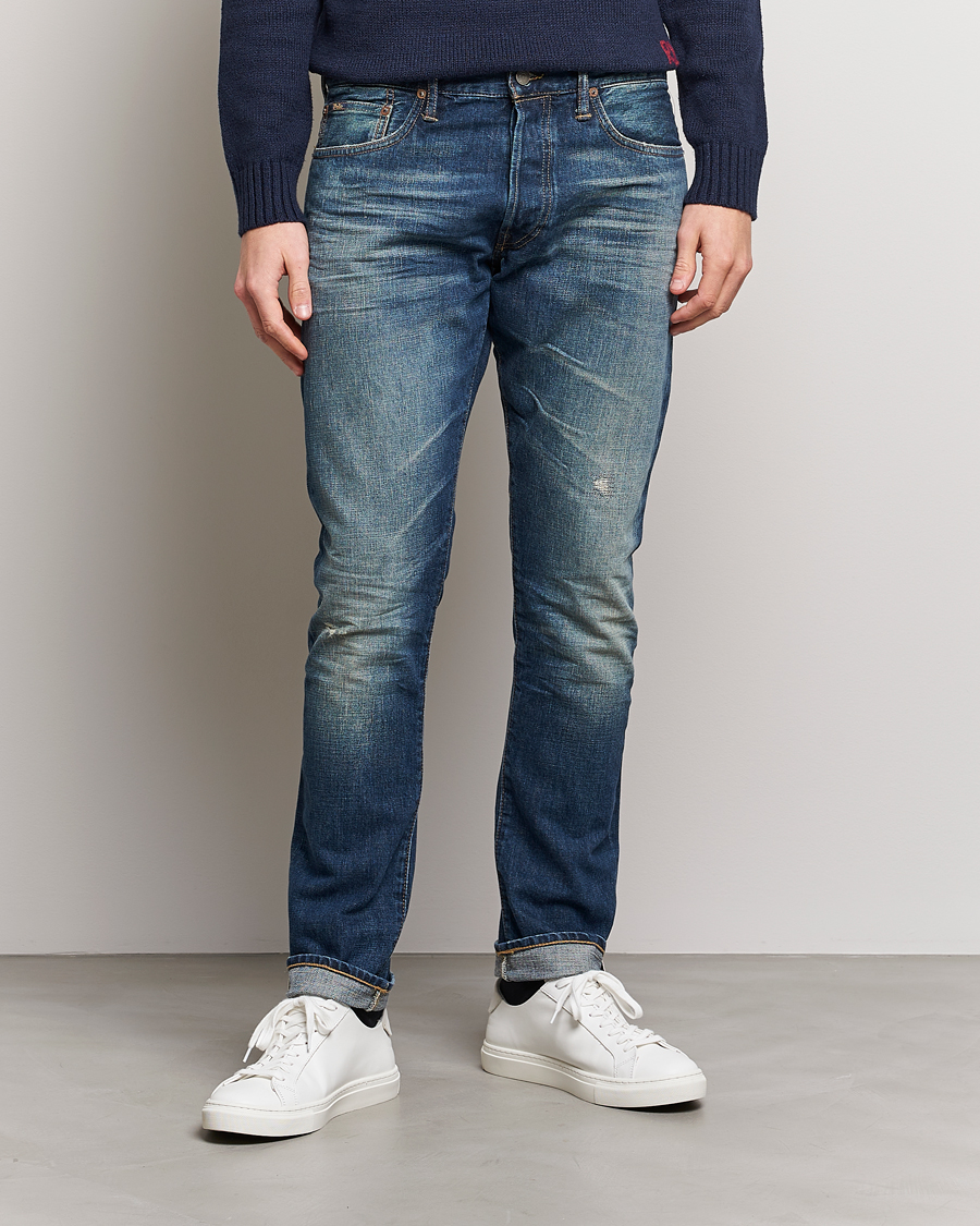 Heren | Jeans | Polo Ralph Lauren | Sullivan Korbel Selvedge Jeans Dark Blue
