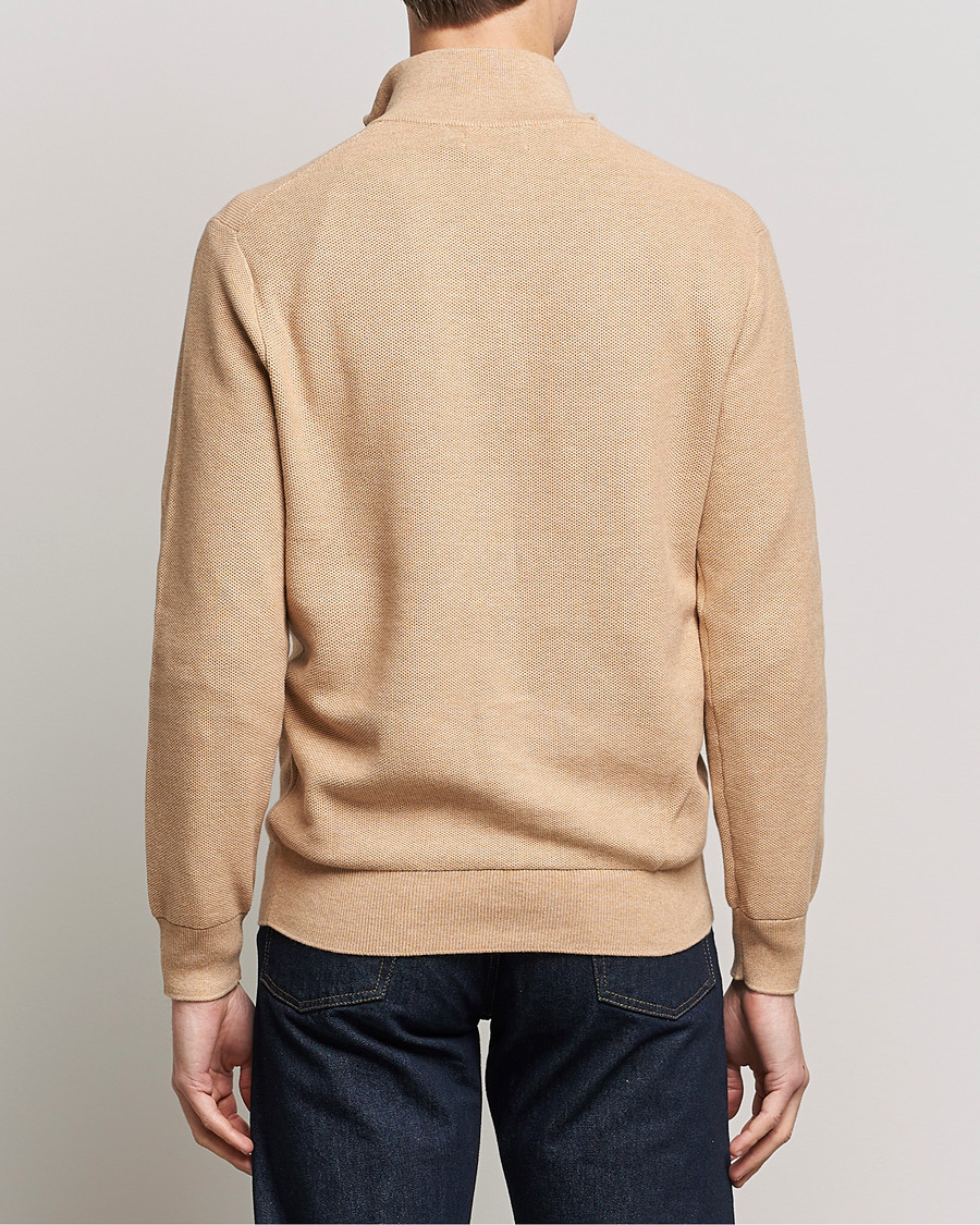 Heren | Truien | Polo Ralph Lauren | Cotton Half Zip Camel Melange