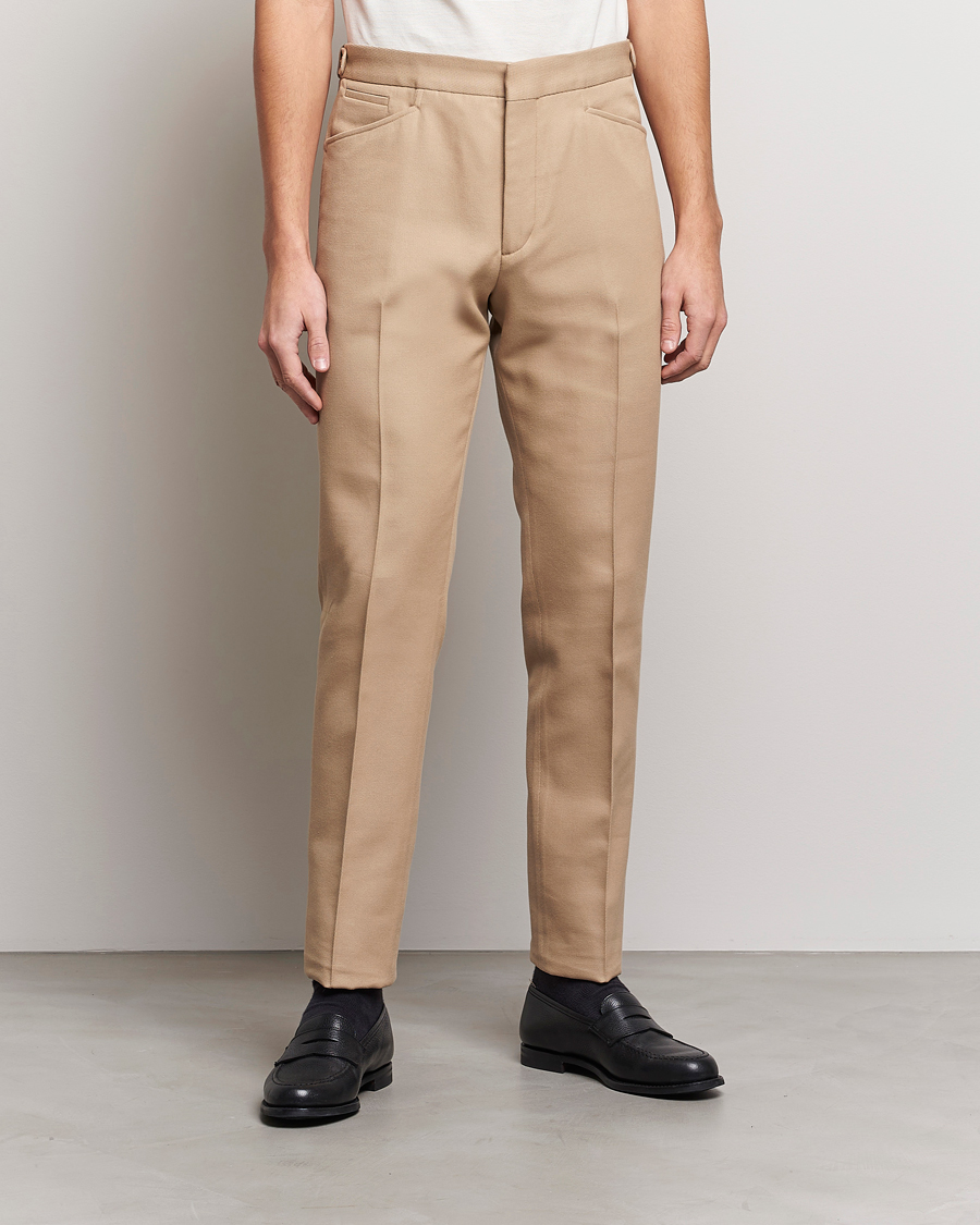 Heren | Broeken | Ralph Lauren Purple Label | Cavalry Twill Trousers Tan
