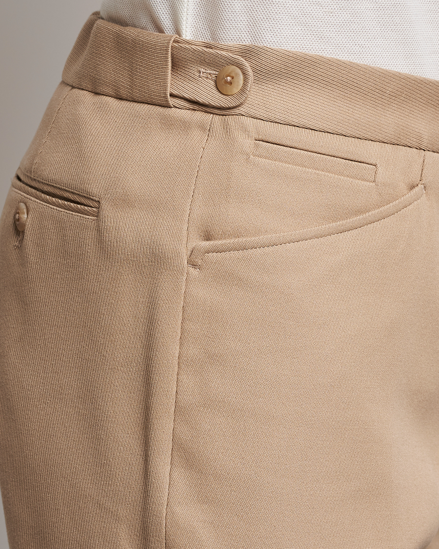 Heren | Broeken | Ralph Lauren Purple Label | Cavalry Twill Trousers Tan
