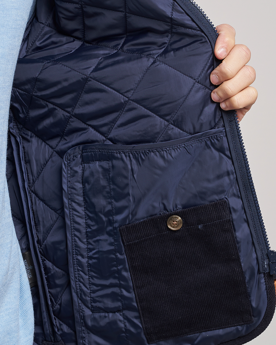 Heren | Jassen | Morris | Teddy Quilted Jacket Old Blue