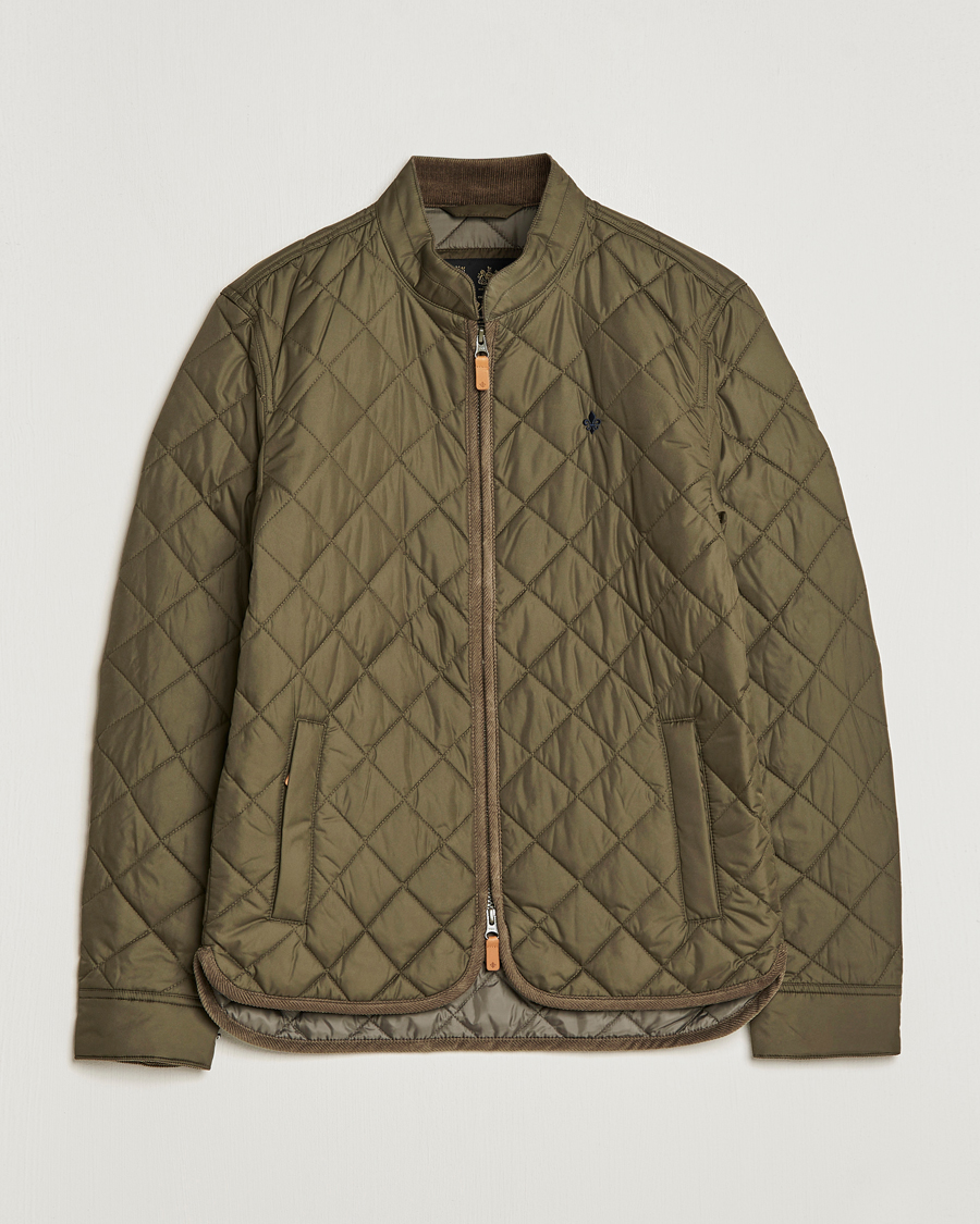 Heren | Jassen | Morris | Teddy Quilted Jacket Olive