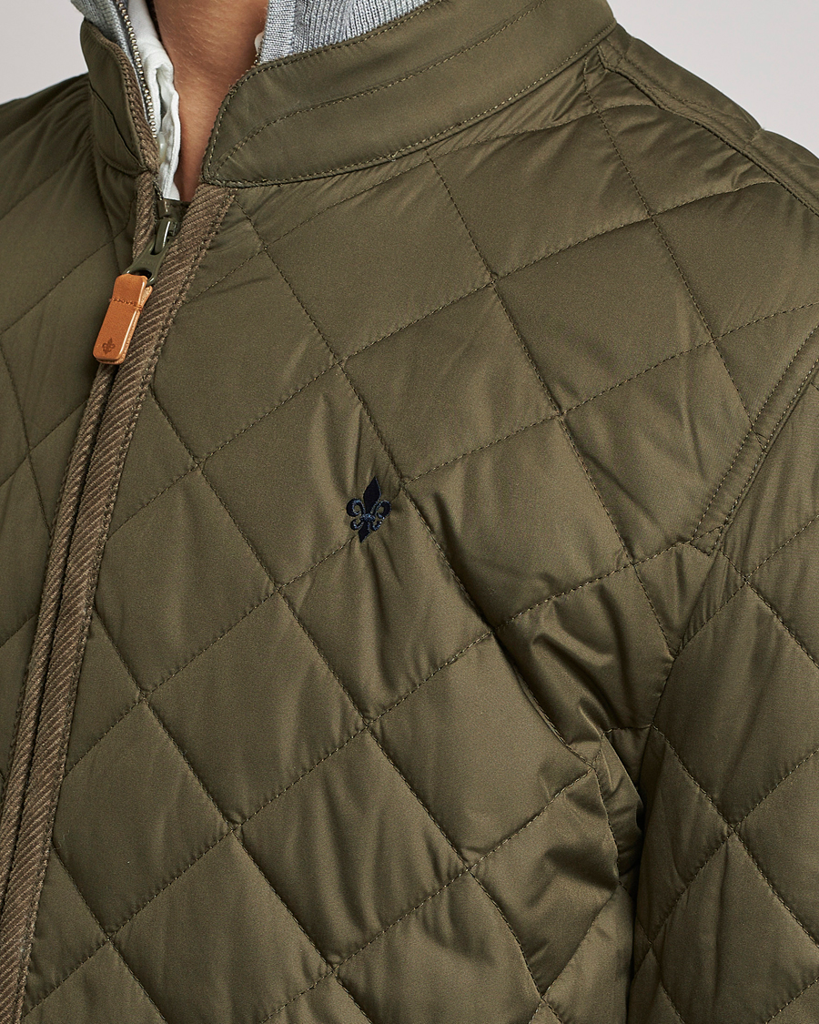 Heren | Jassen | Morris | Teddy Quilted Jacket Olive