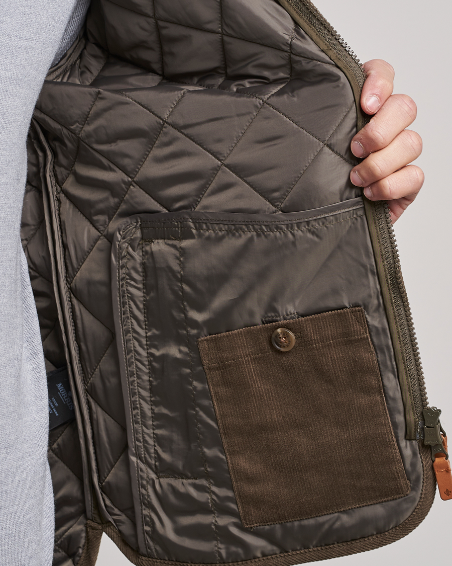Heren | Jassen | Morris | Teddy Quilted Jacket Olive