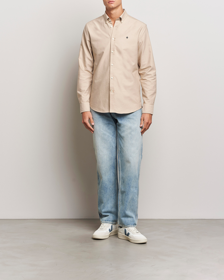 Heren | Overhemden | Morris | Douglas Oxford Shirt Khaki