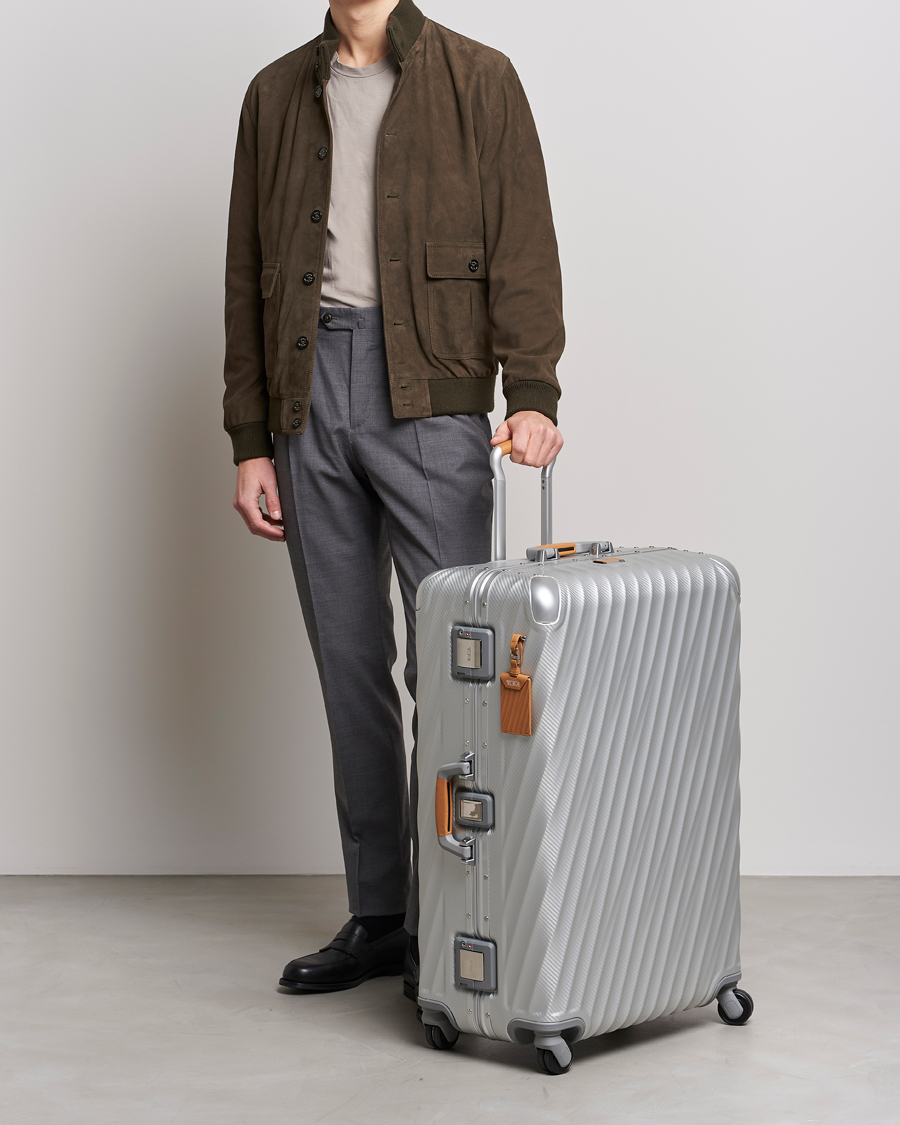 Heren | TUMI Extended Trip Aluminum Packing Case Texture Silver | TUMI | Extended Trip Aluminum Packing Case Texture Silver