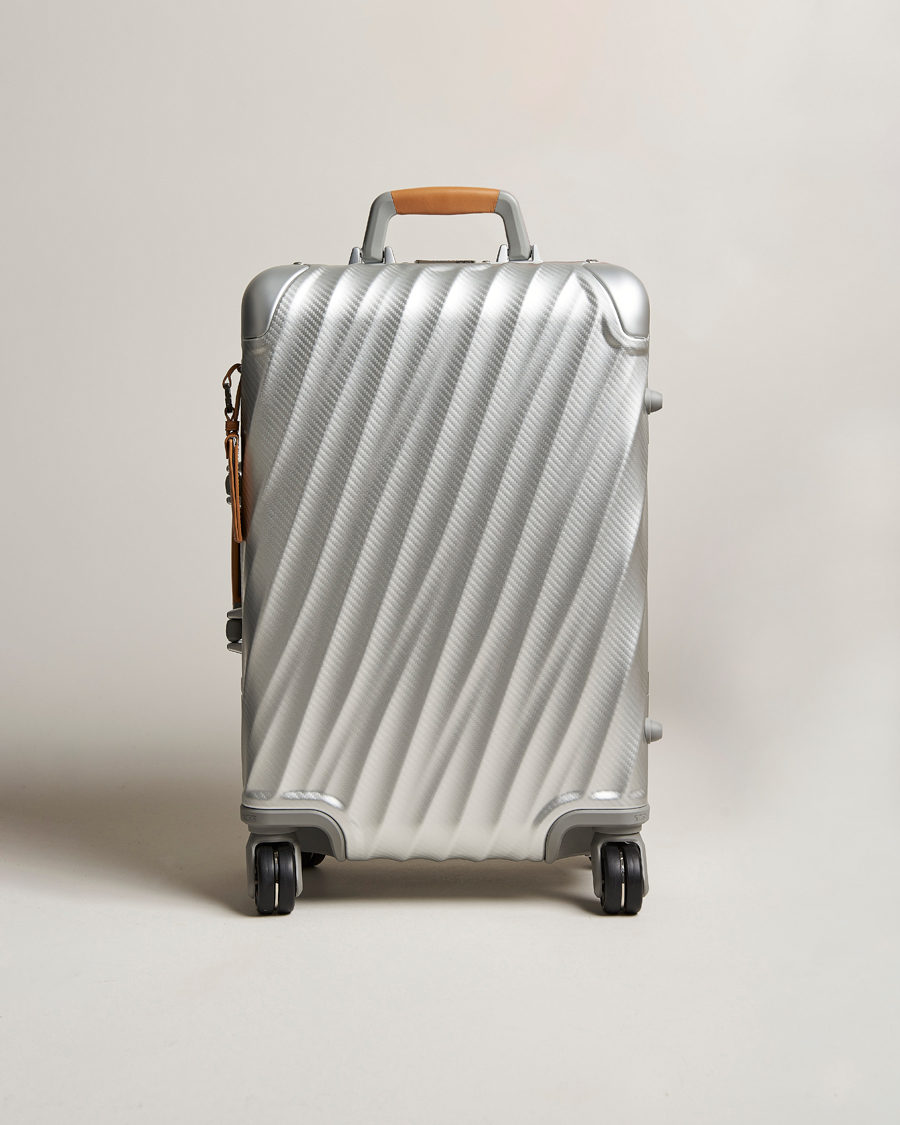 Heren | Tassen | TUMI | International Carry-on Aluminum Trolley Texture Silver
