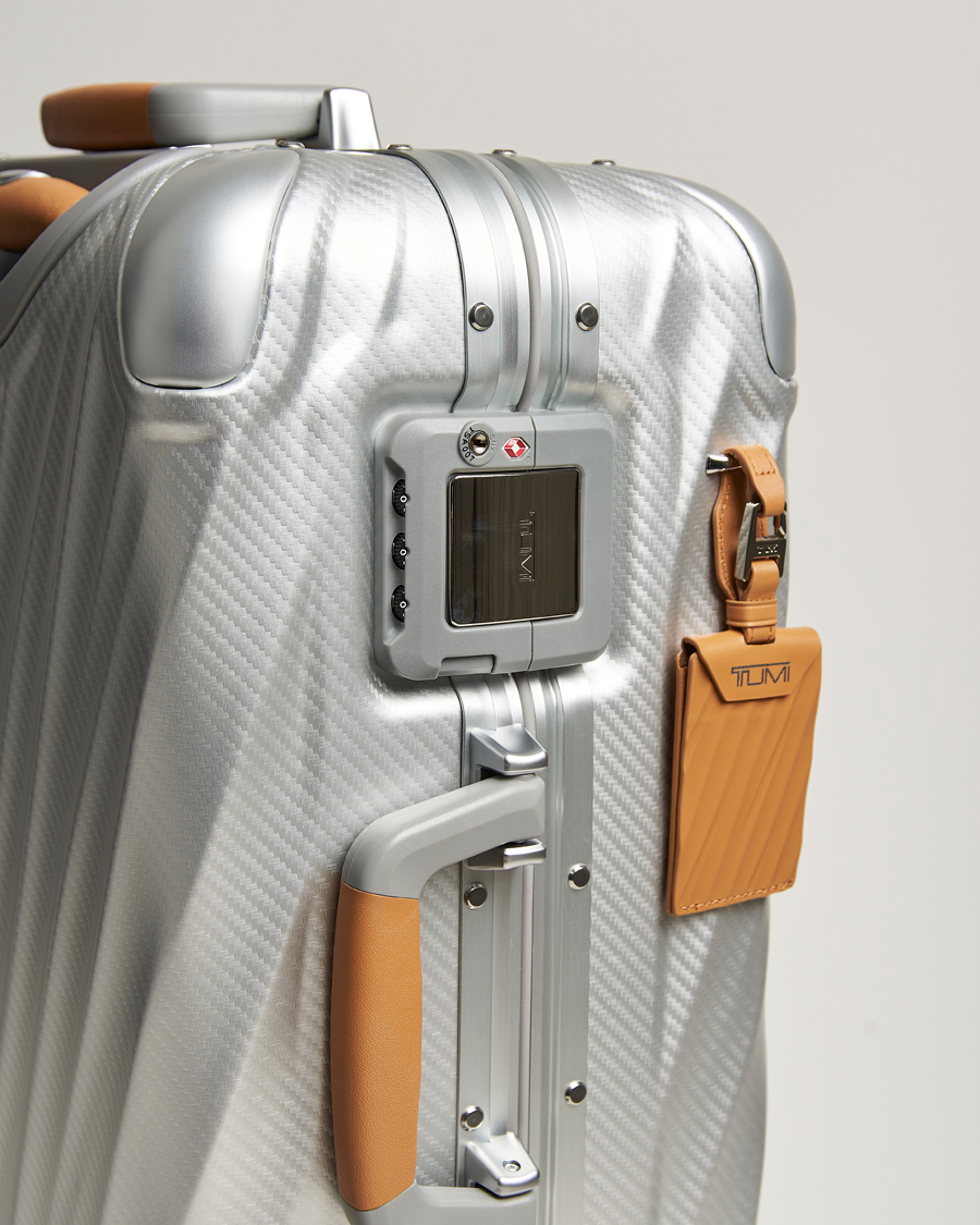 Heren | Tassen | TUMI | International Carry-on Aluminum Trolley Texture Silver