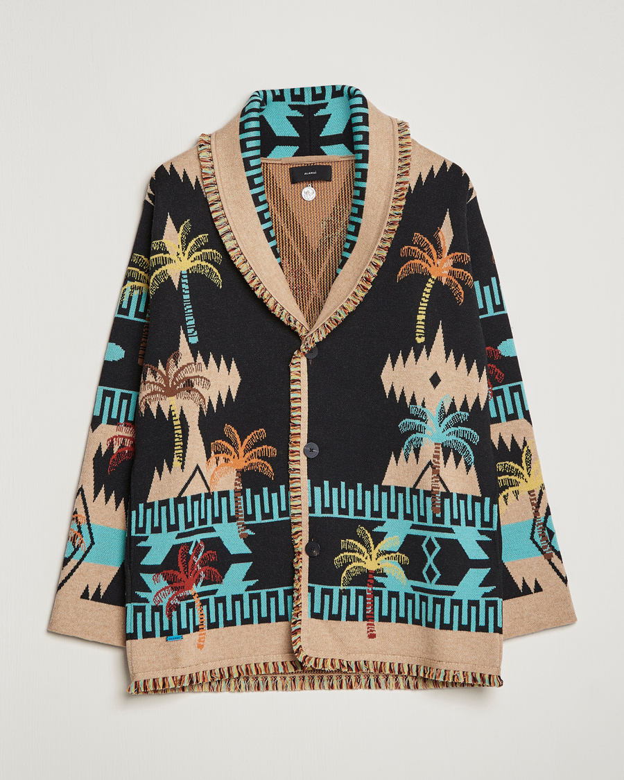 Heren | Truien | Alanui | Palm Tree Jacquard Cardigan Multicolor
